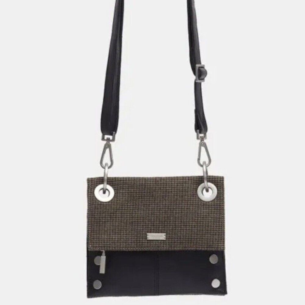 HAMMITT Montana Reversible Small EDISON HOUNDSTOOTH Crossbody Bag - Picture 4 of 7